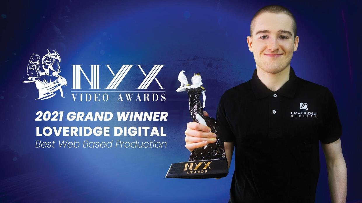 Loveridge Digital wins 2021 NYX video awards