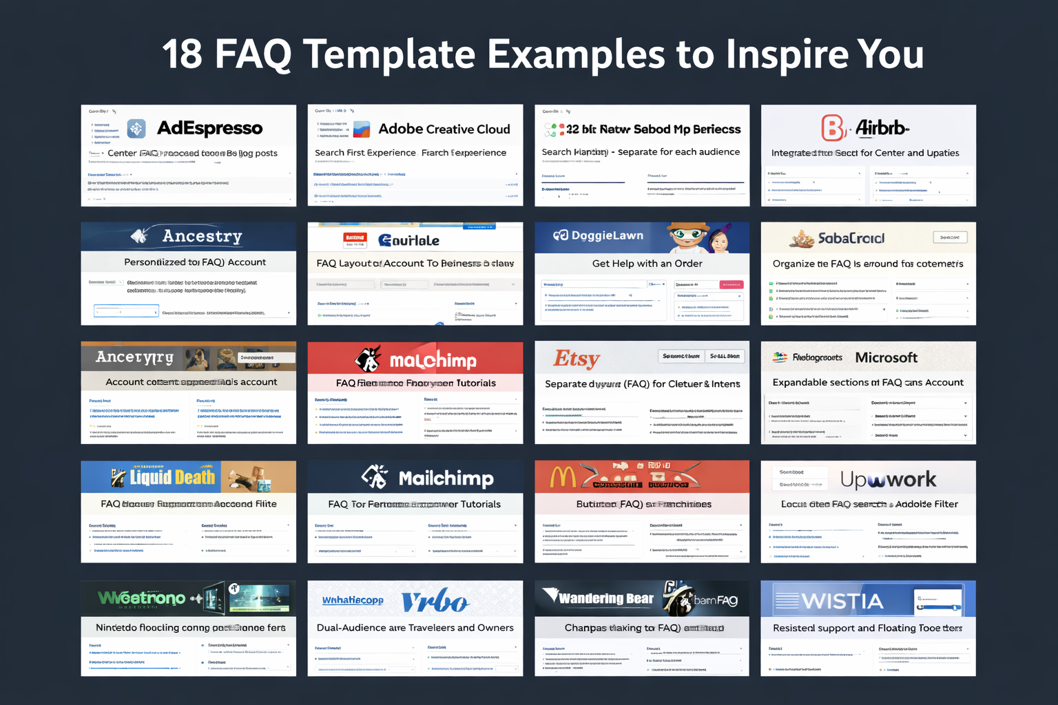 18 FAQ Template Examples