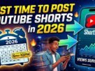 Best Time to Post YouTube Shorts in 2026 for More Views