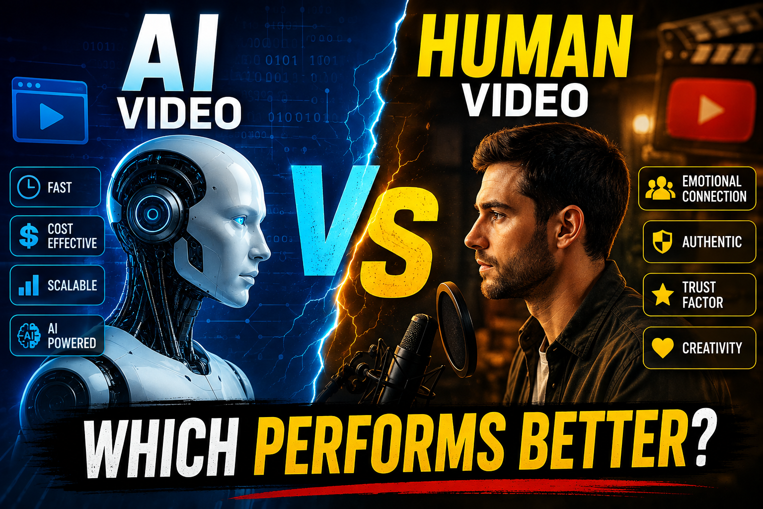 AI vs Human Video: Which Performs Better in 2026?