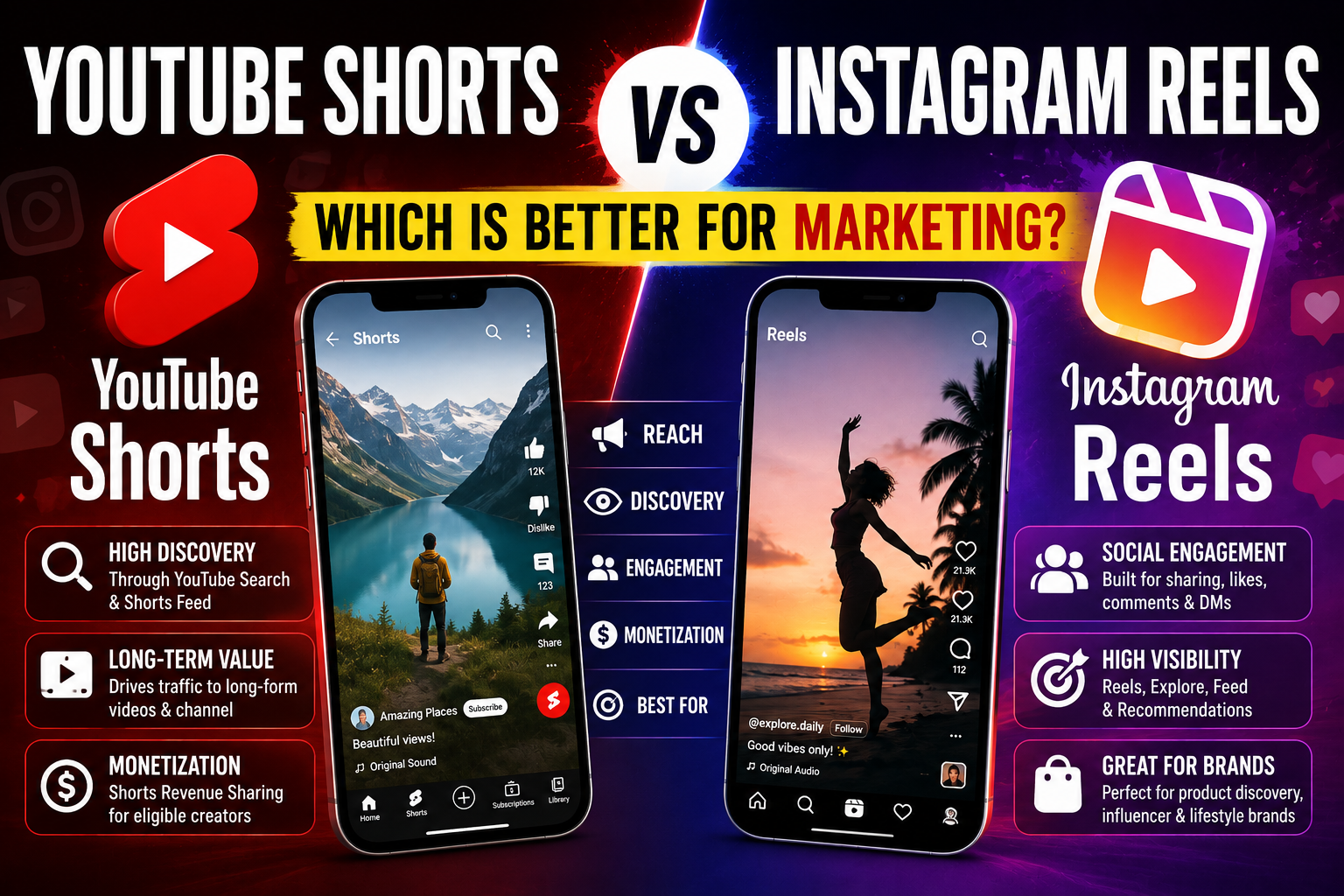 YouTube Shorts vs Instagram Reels: Which Is Better for Marketing?