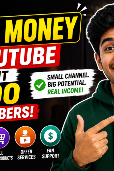 How to Make Money on YouTube Without 1,000 Subscribers in 2026