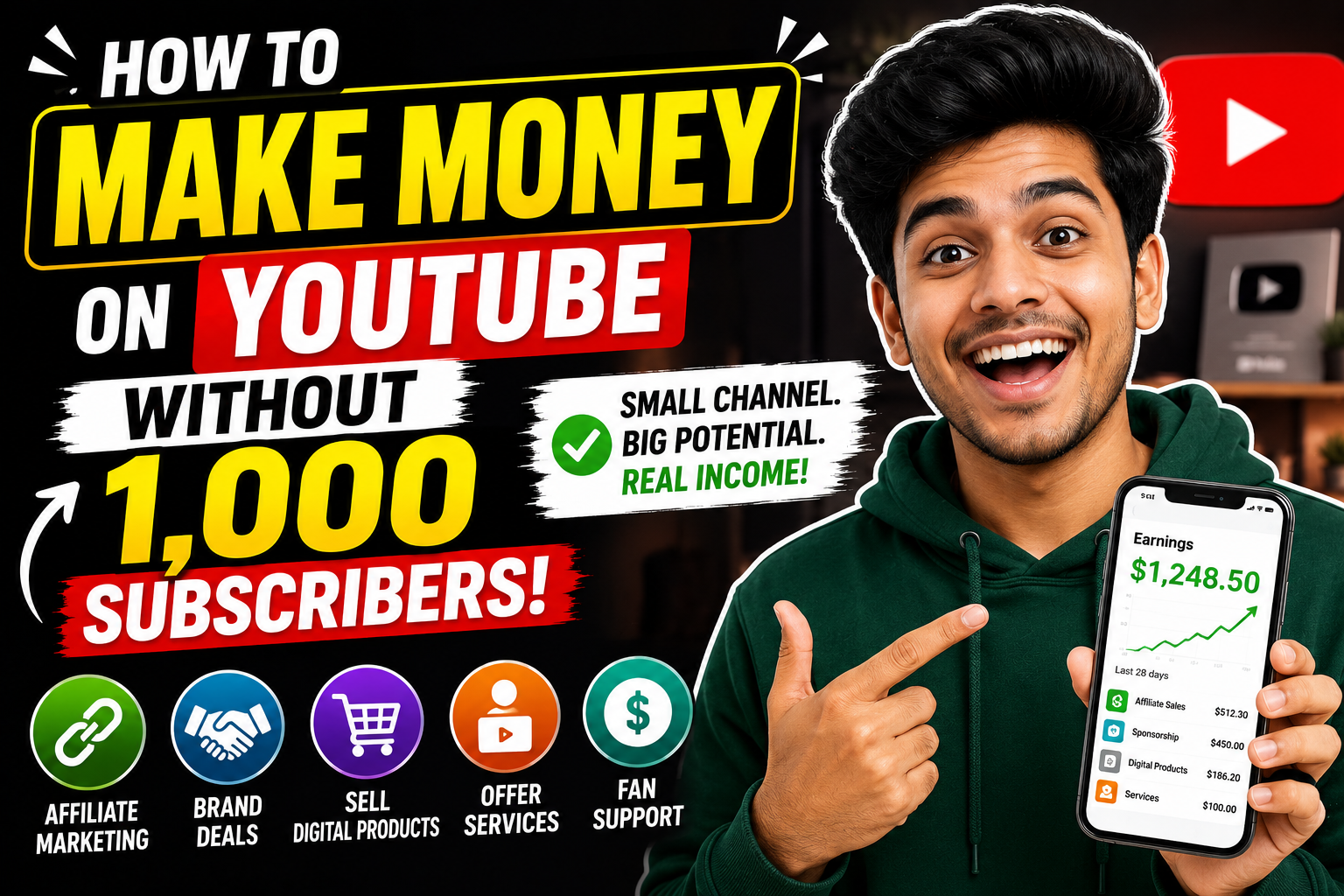 How to Make Money on YouTube Without 1,000 Subscribers in 2026