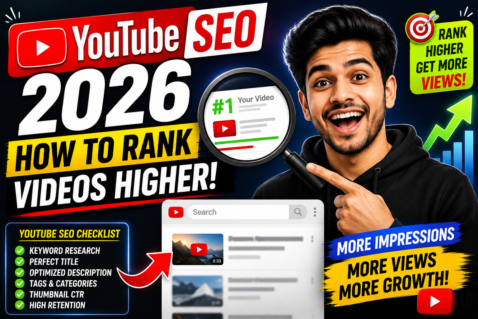 YouTube SEO 2026: How to Rank Videos Higher and Get More Views