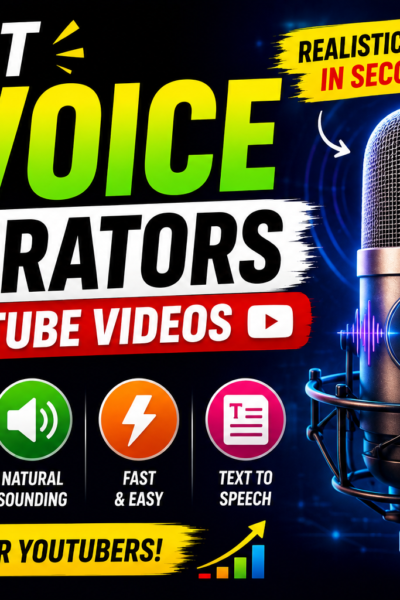 Best AI Voice Generators for YouTube Videos in 2026: Top Tools for Creators
