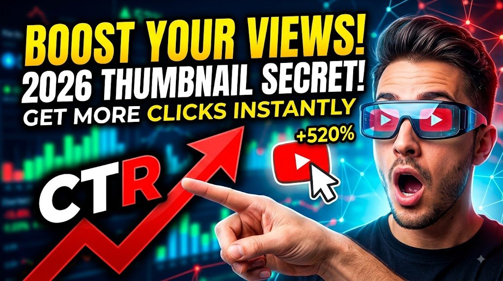 YouTube Thumbnail Tips to Increase CTR in 2026: How to Get More Clicks