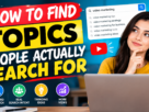 Video Keywords: How to Find Topics People Search For