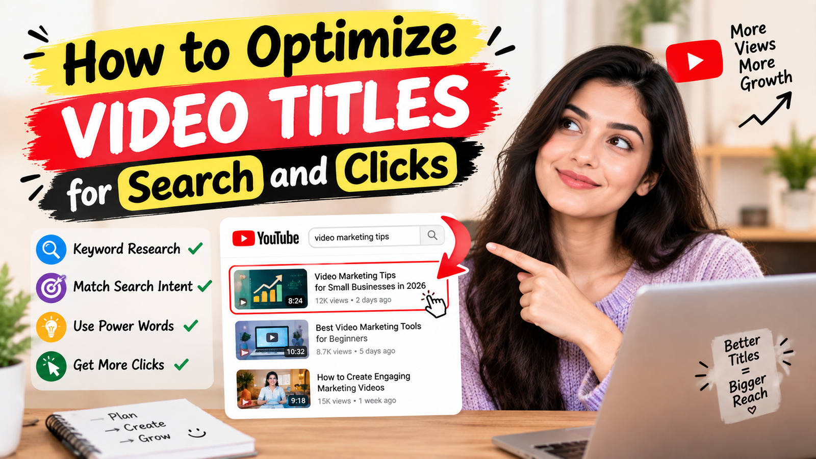 How to Optimize Video Titles for Search and Clicks