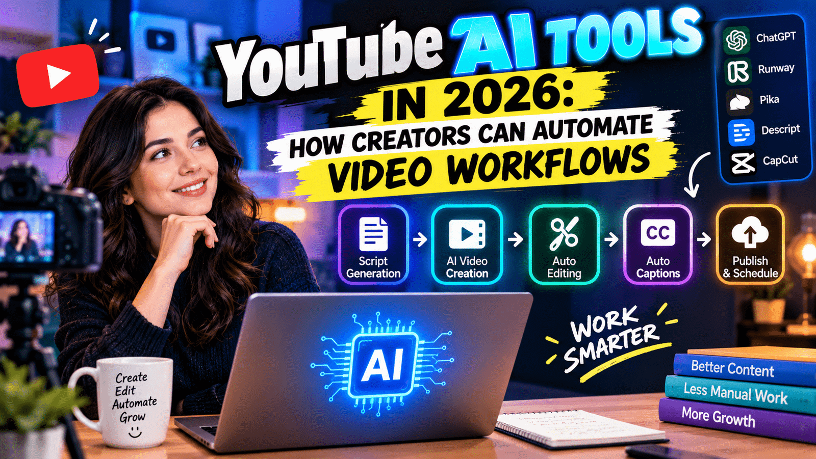 YouTube AI Tools in 2026: How Creators Can Automate Video Workflows