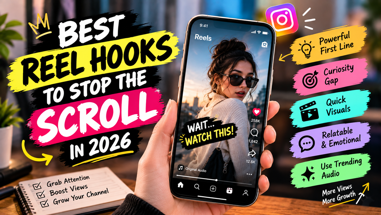 Best Reel Hooks to Stop the Scroll in 2026: 25 Winning Ideas