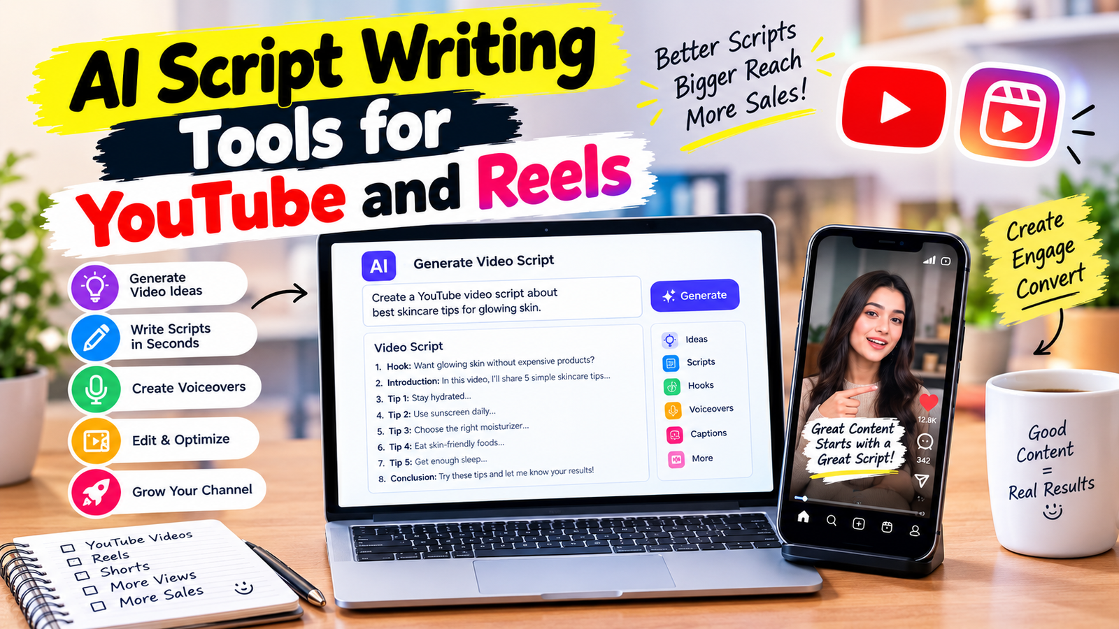 AI Script Writing Tools for YouTube and Reels in 2026